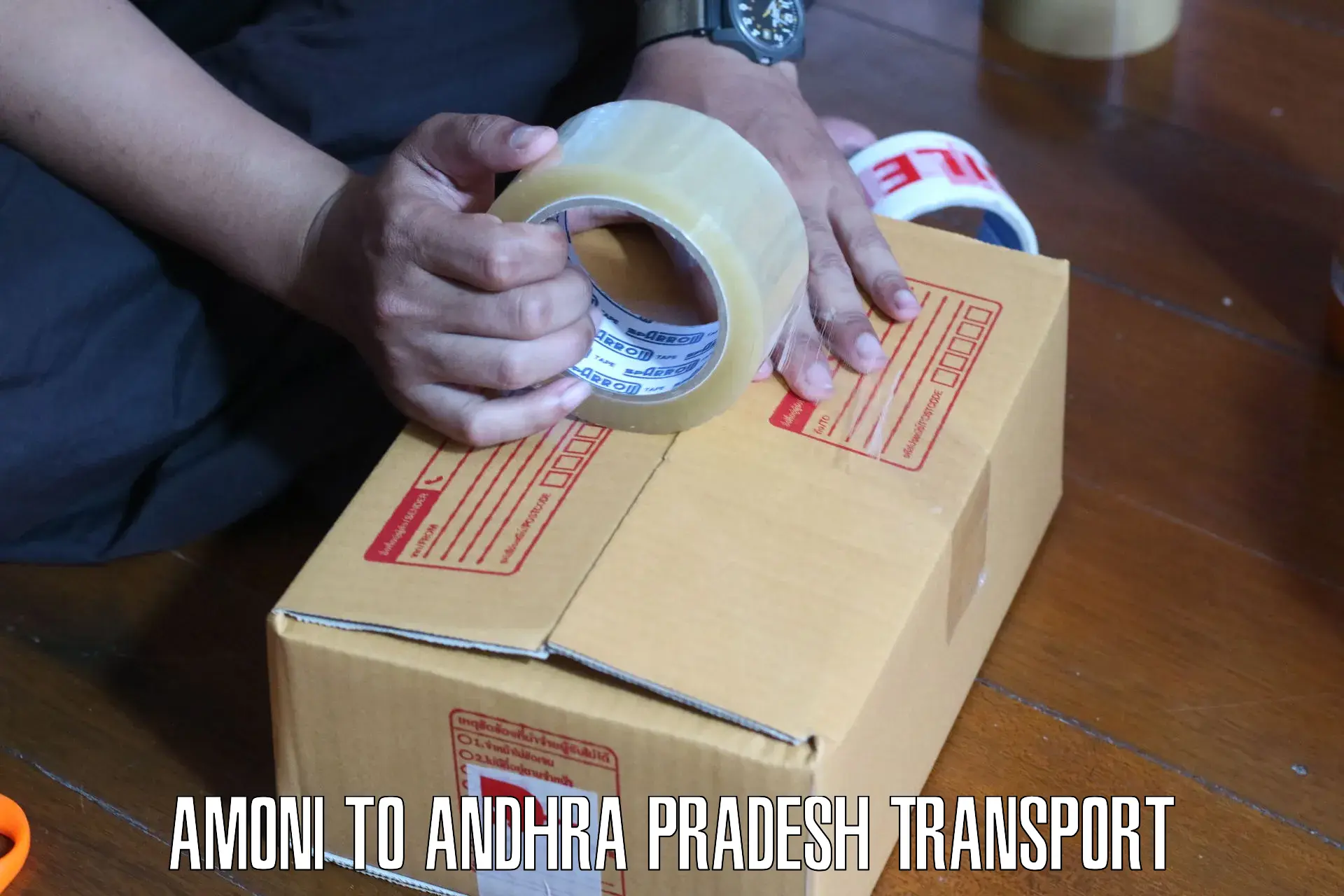 All India transport service Amoni to Elamanchili