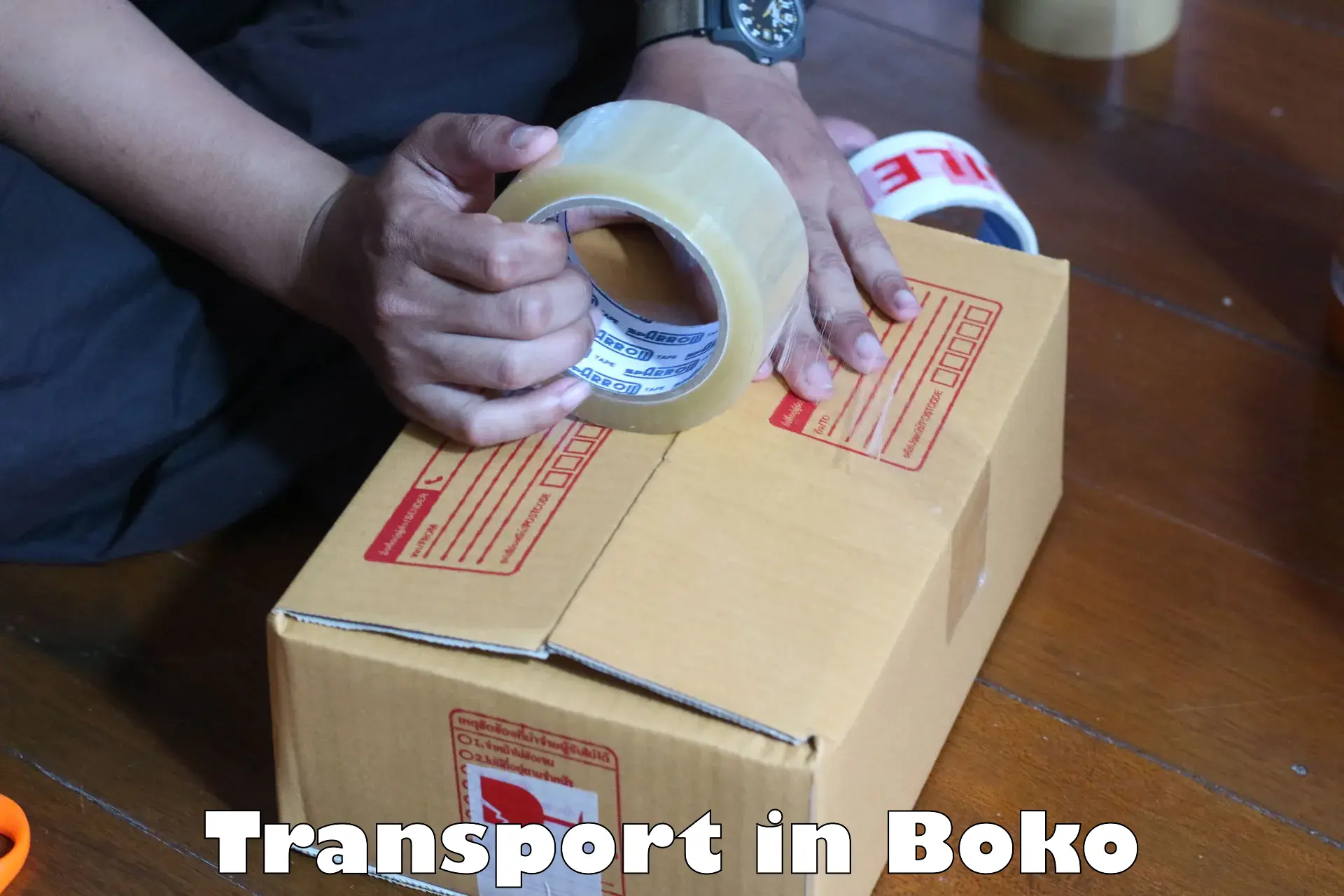 Goods transport services in Boko
