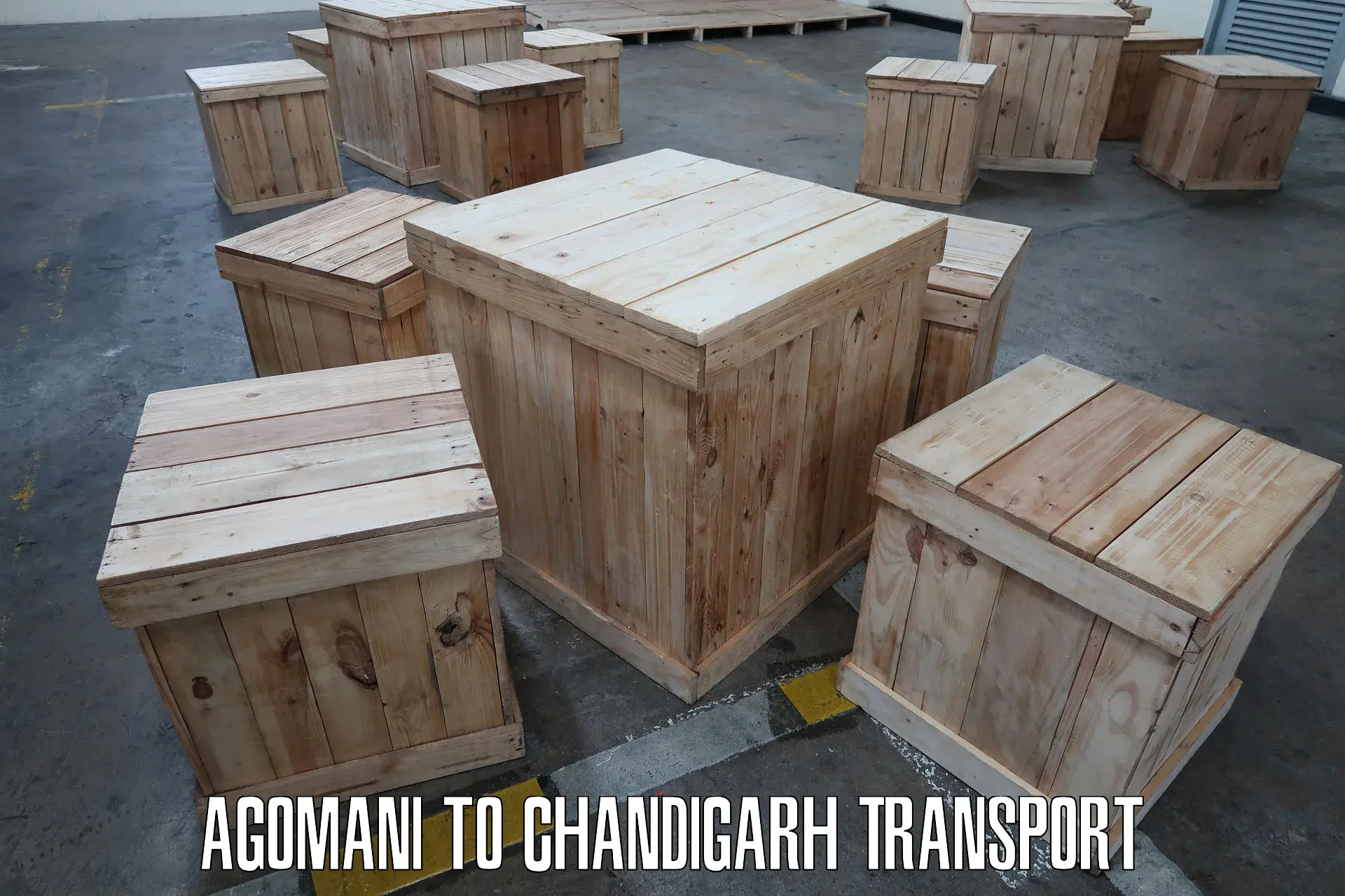 Shipping services in Agomani to Chandigarh