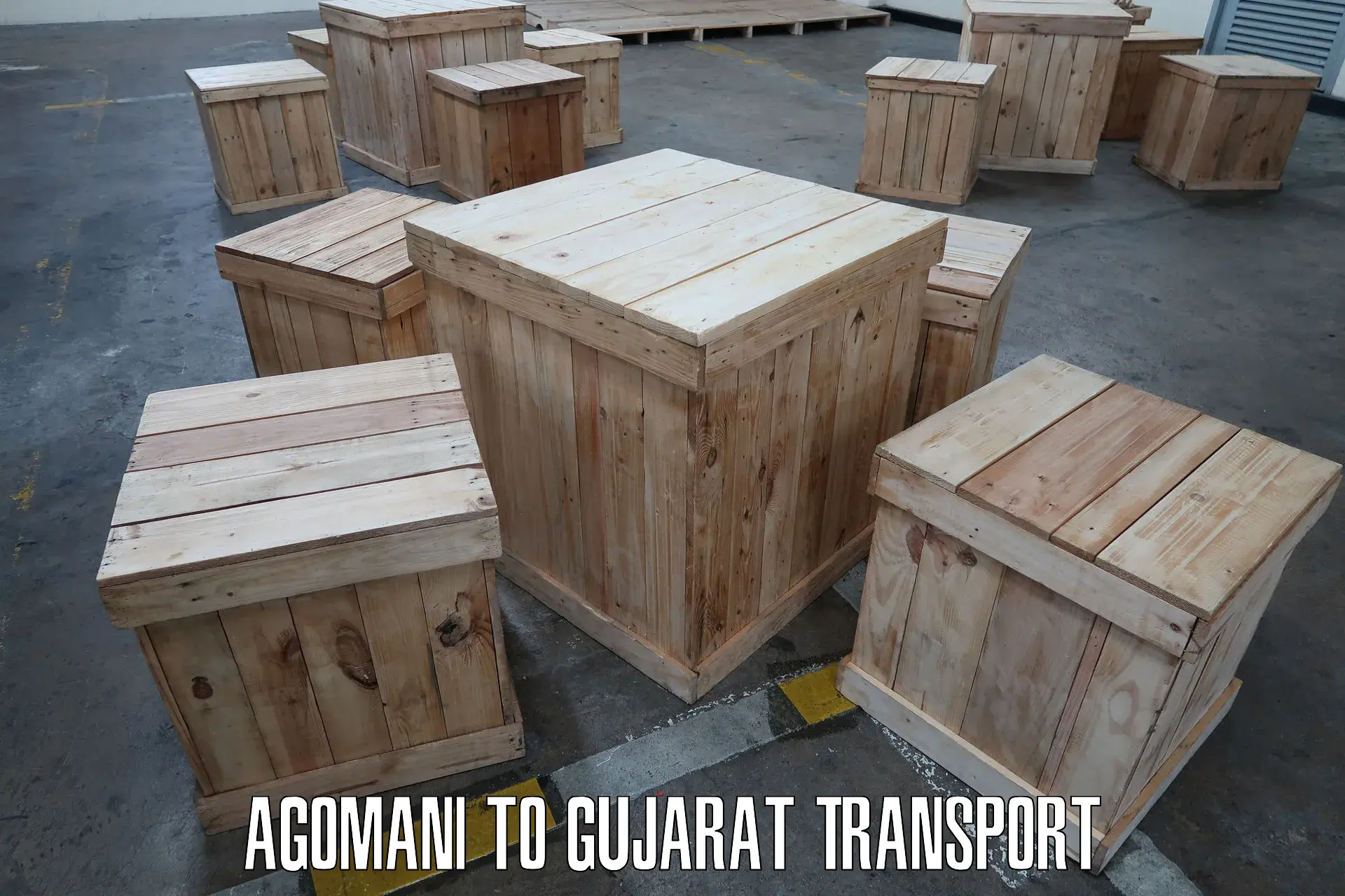 Interstate goods transport in Agomani to Prantij