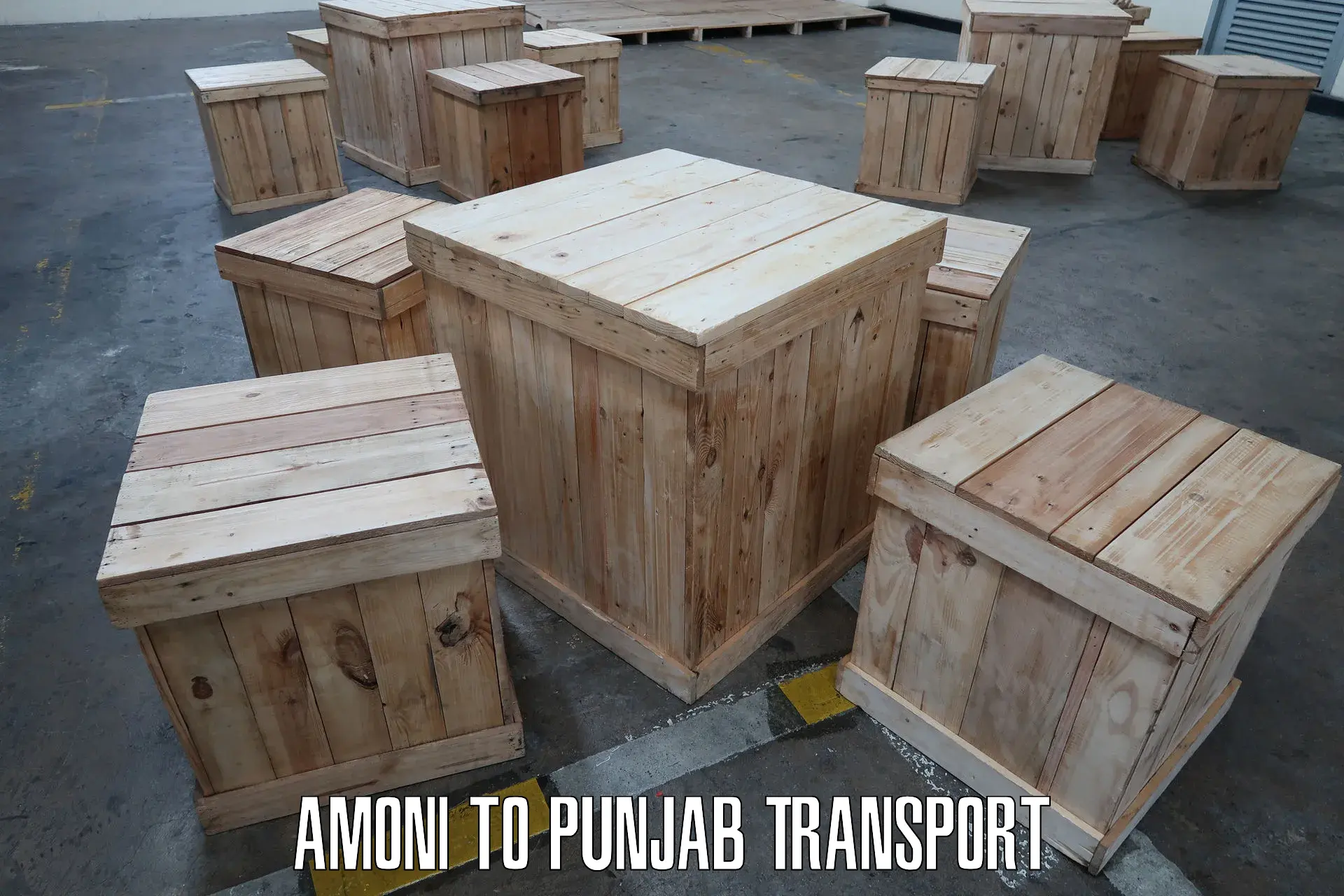 Two wheeler parcel service Amoni to Faridkot