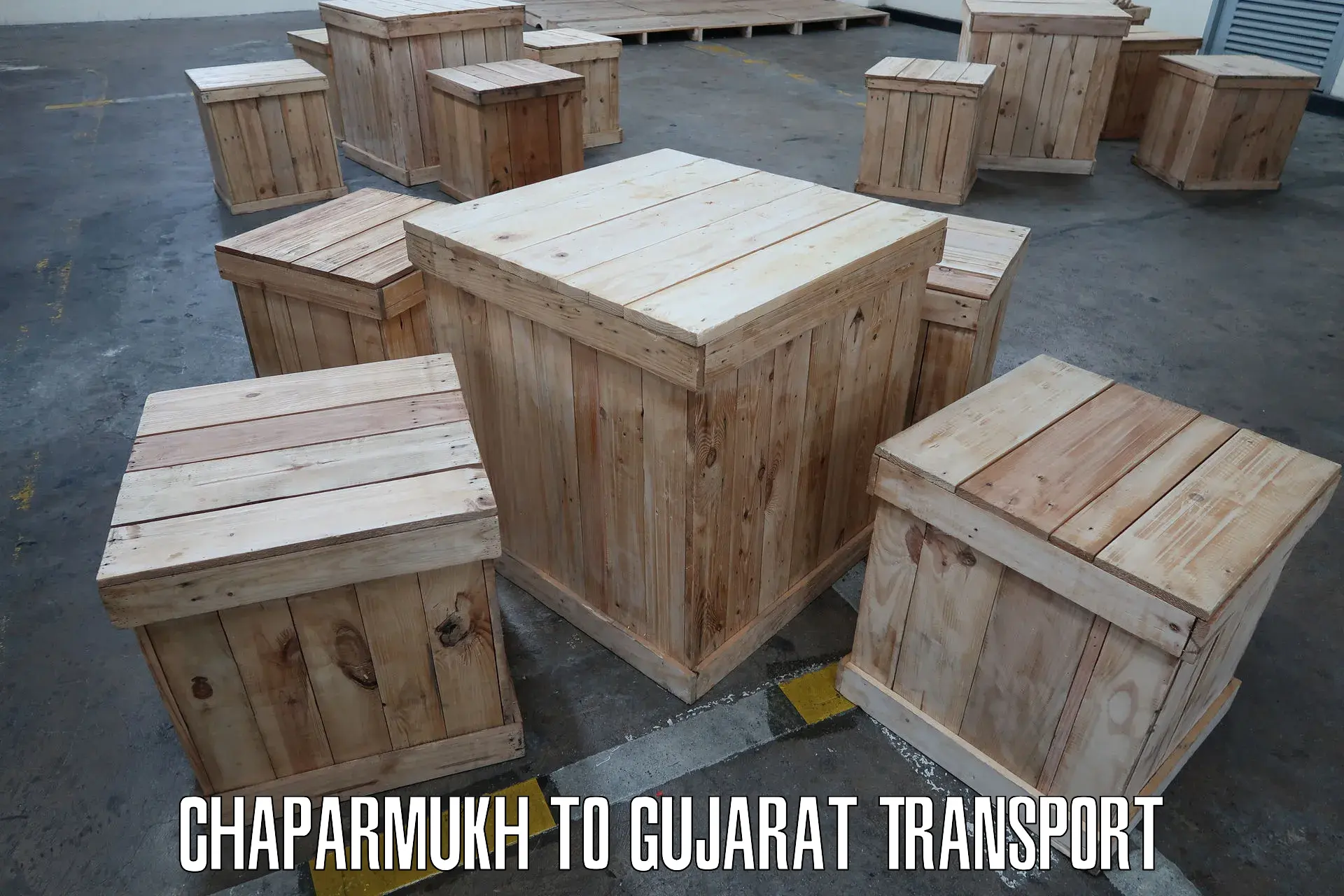 Cargo transport services Chaparmukh to Jamnagar