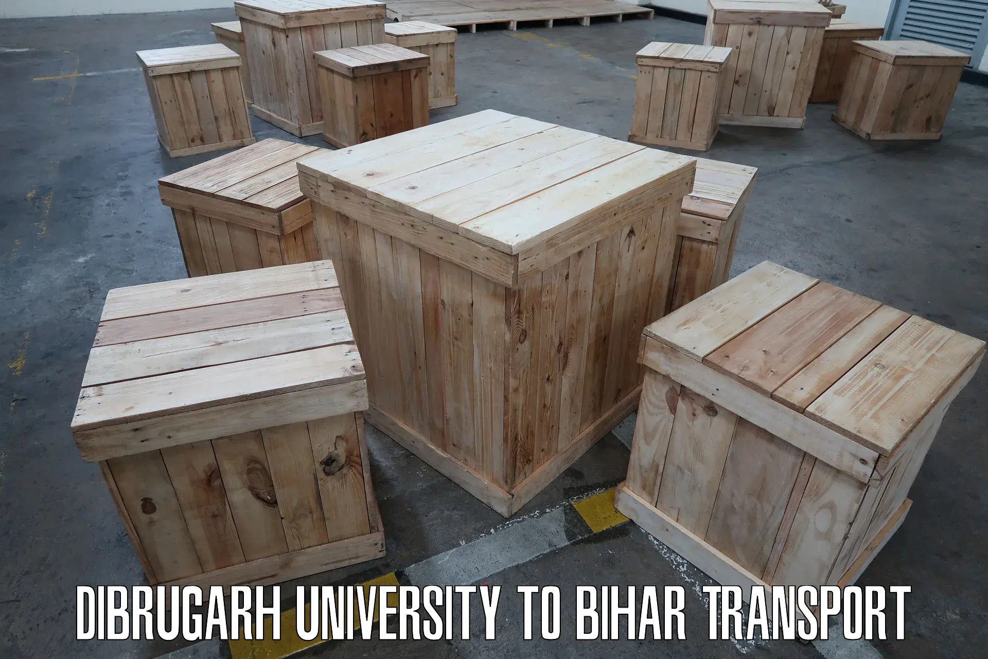 Cargo transport services Dibrugarh University to East Champaran