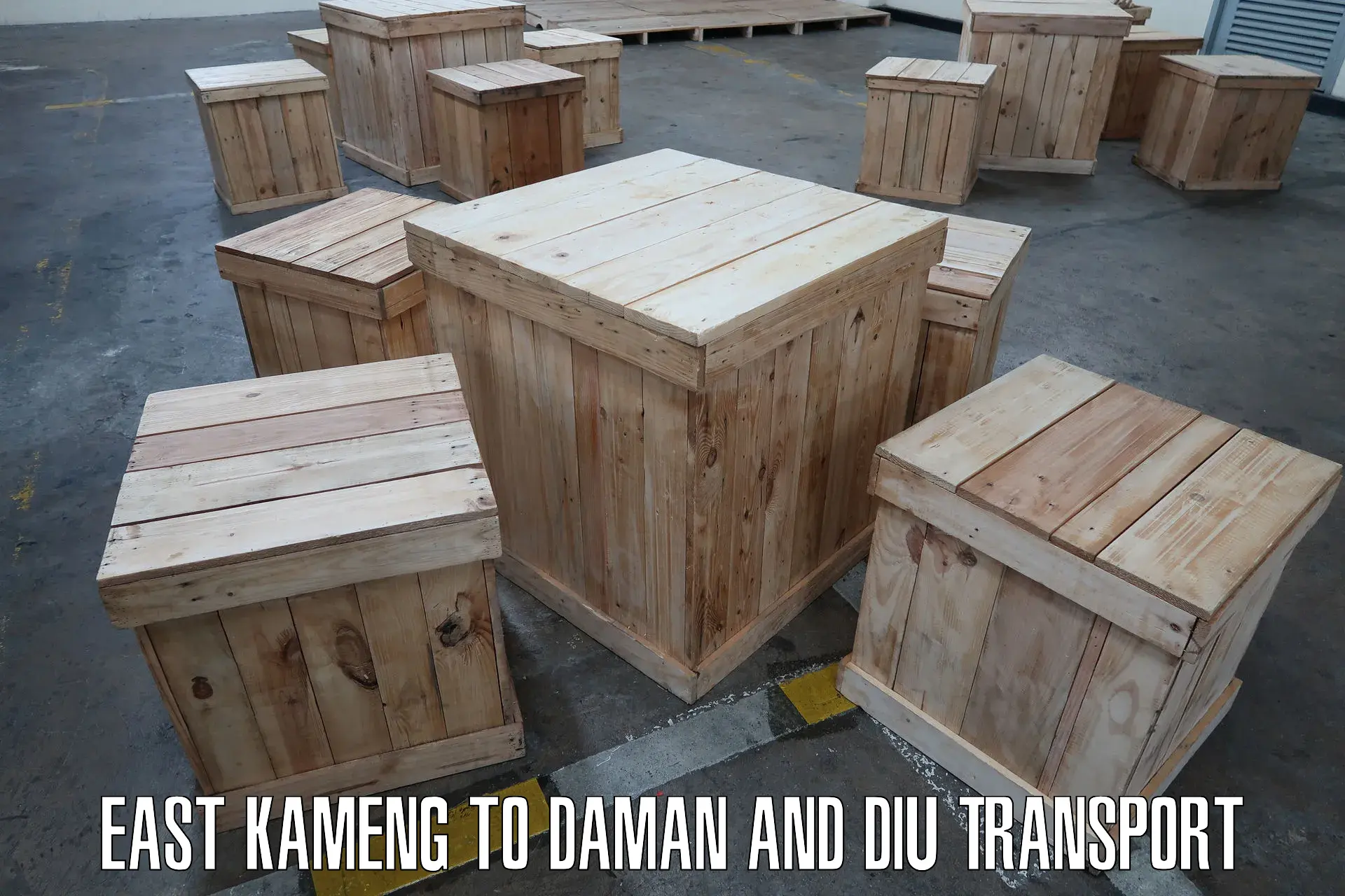 Container transportation services East Kameng to Daman