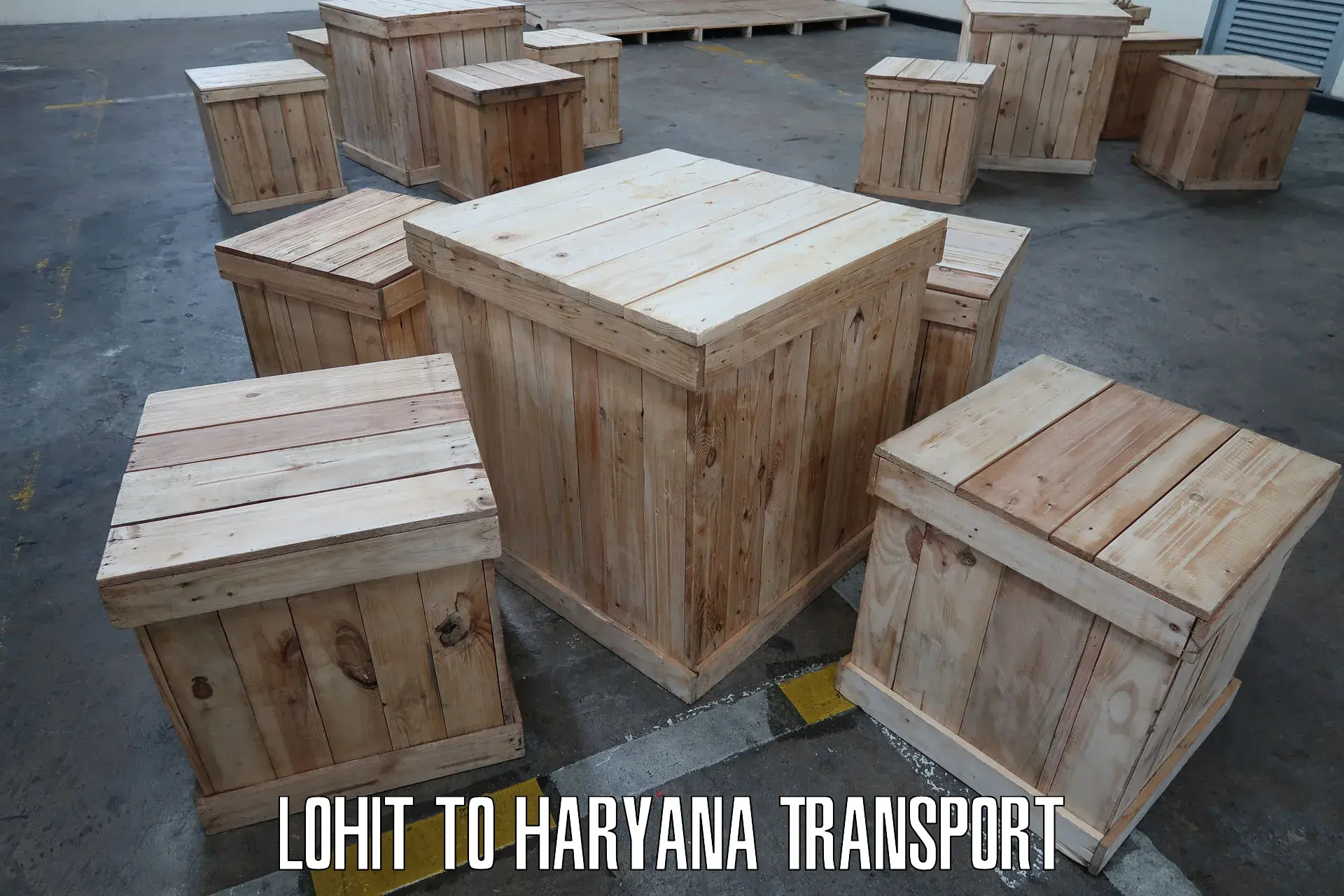 Goods transport services Lohit to Chaudhary Charan Singh Haryana Agricultural University Hisar