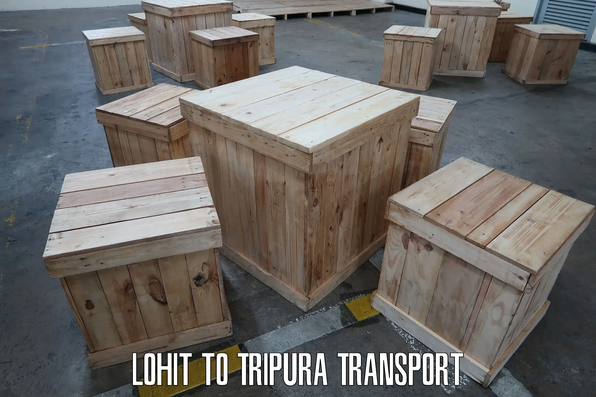 Transport in sharing Lohit to South Tripura