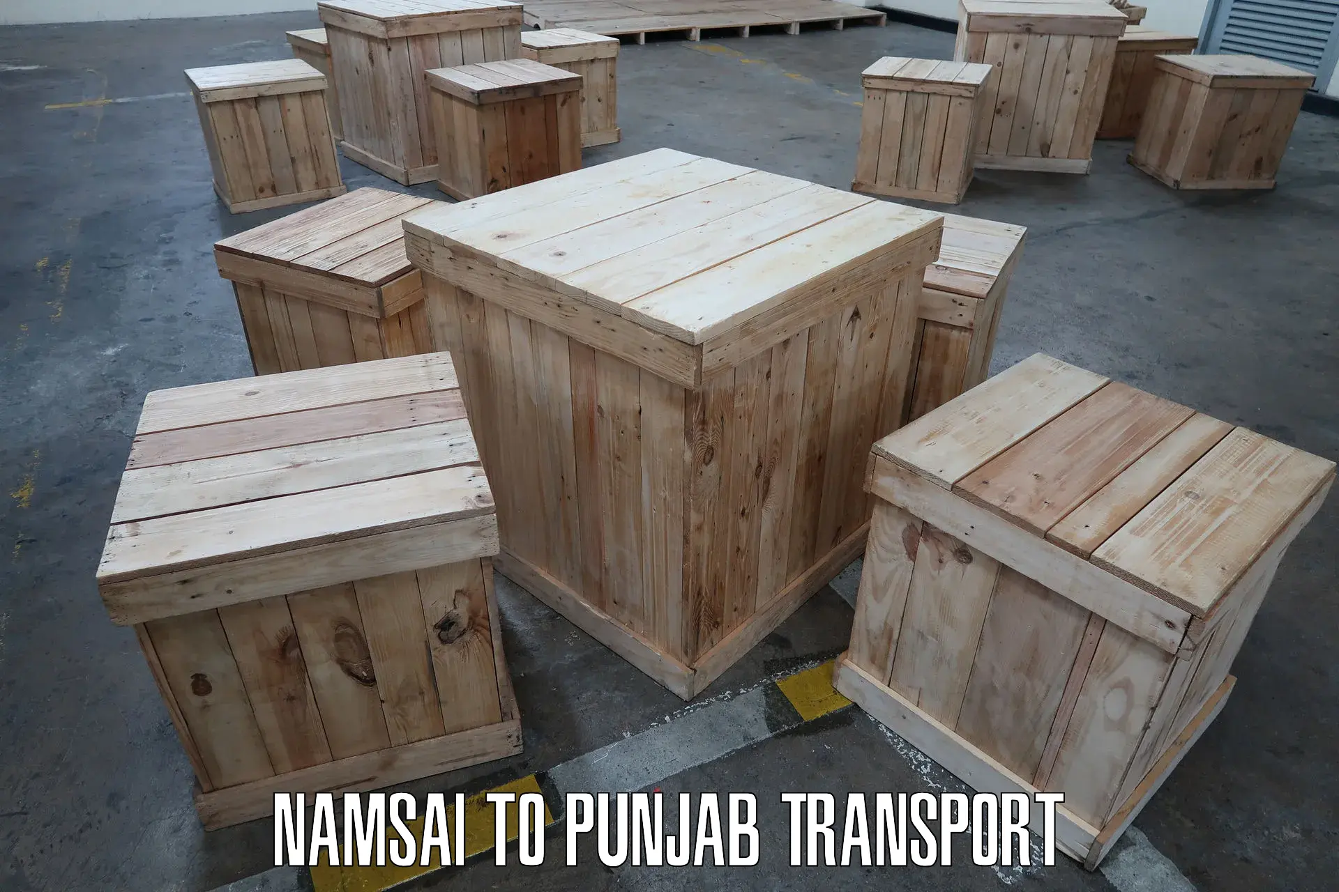 Nearby transport service Namsai to Khanna