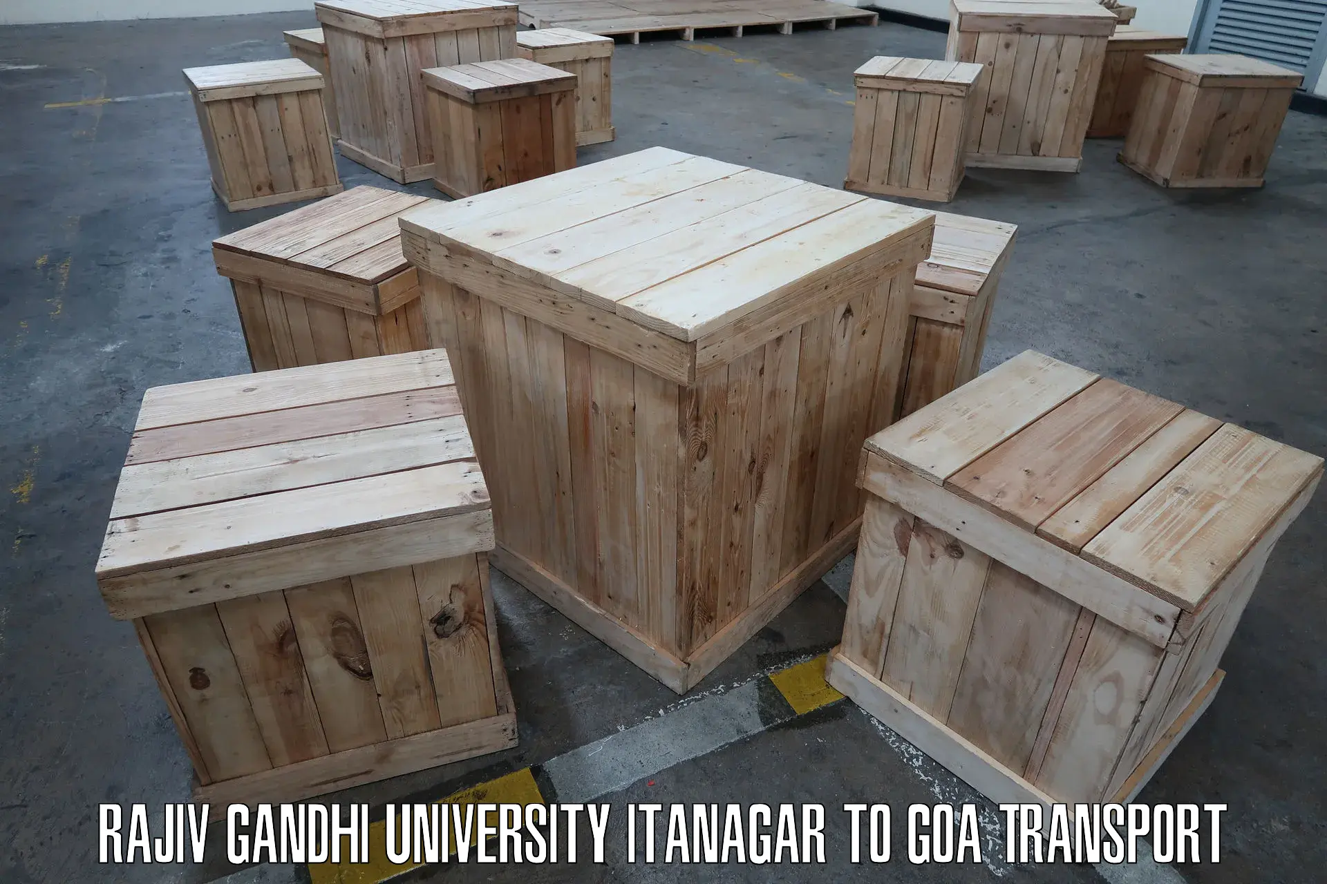 Cargo train transport services in Rajiv Gandhi University Itanagar to Panjim