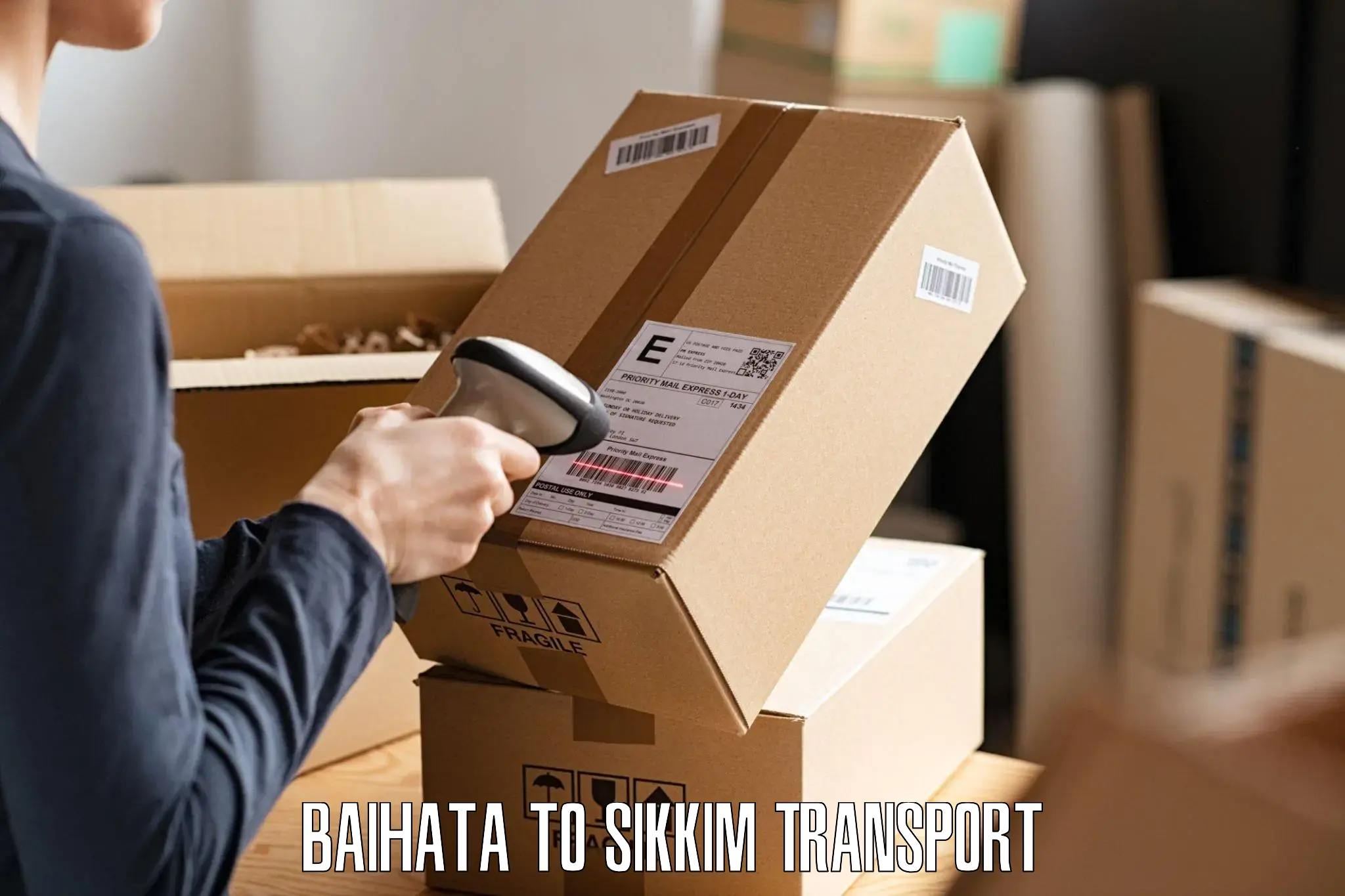 Vehicle courier services Baihata to Ravangla