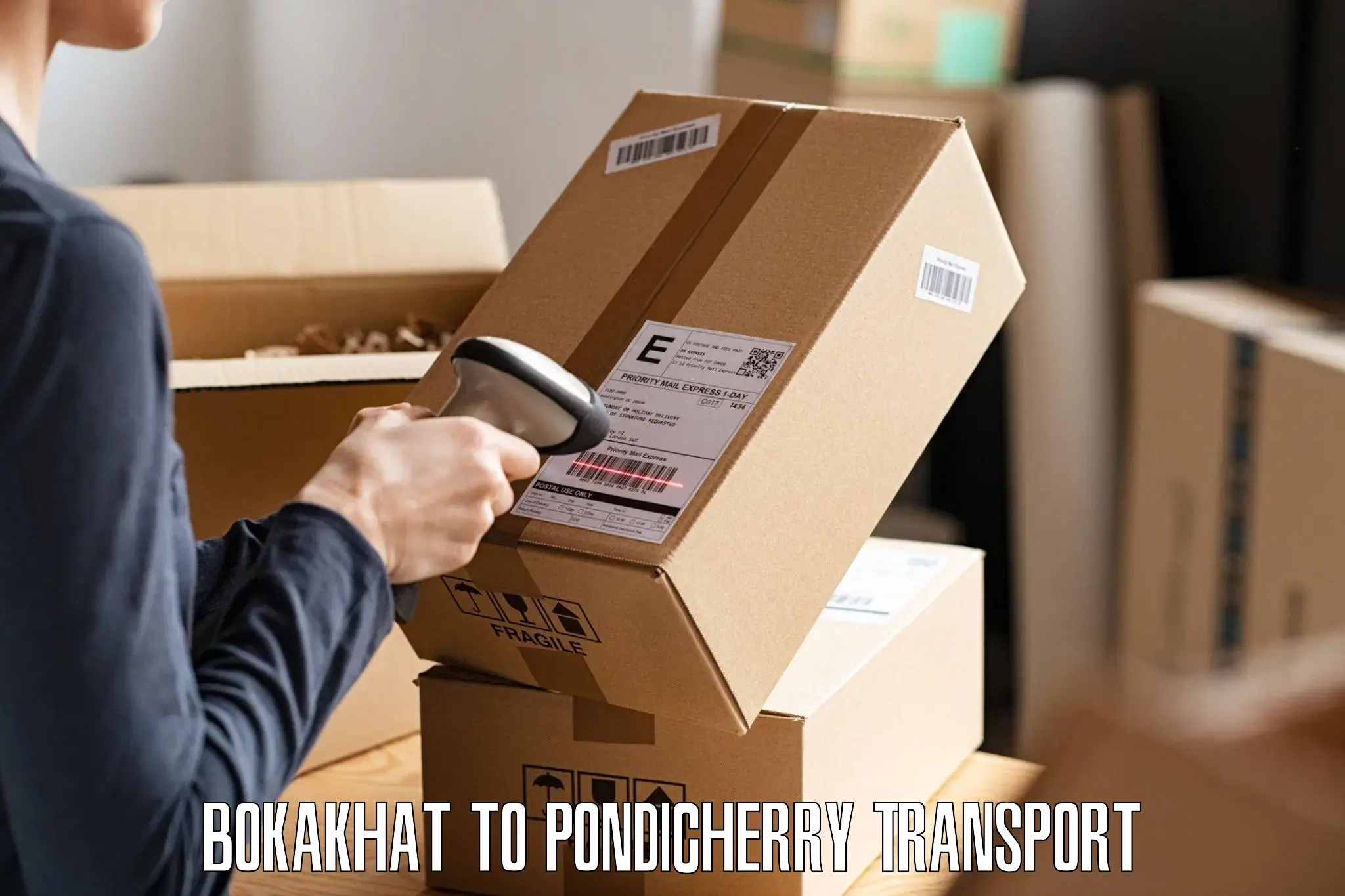 Air freight transport services Bokakhat to NIT Puducherry