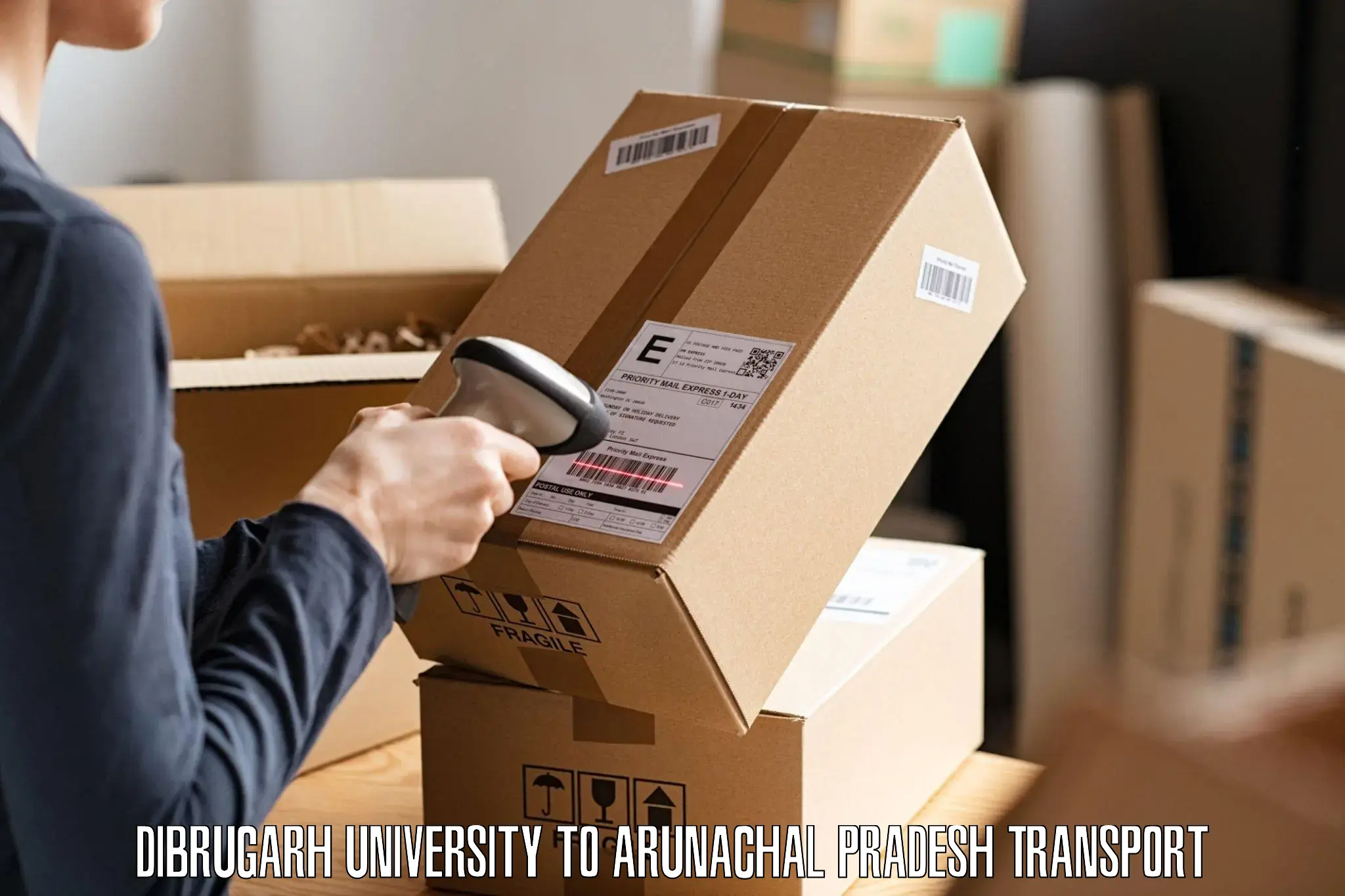 Land transport services in Dibrugarh University to Nirjuli