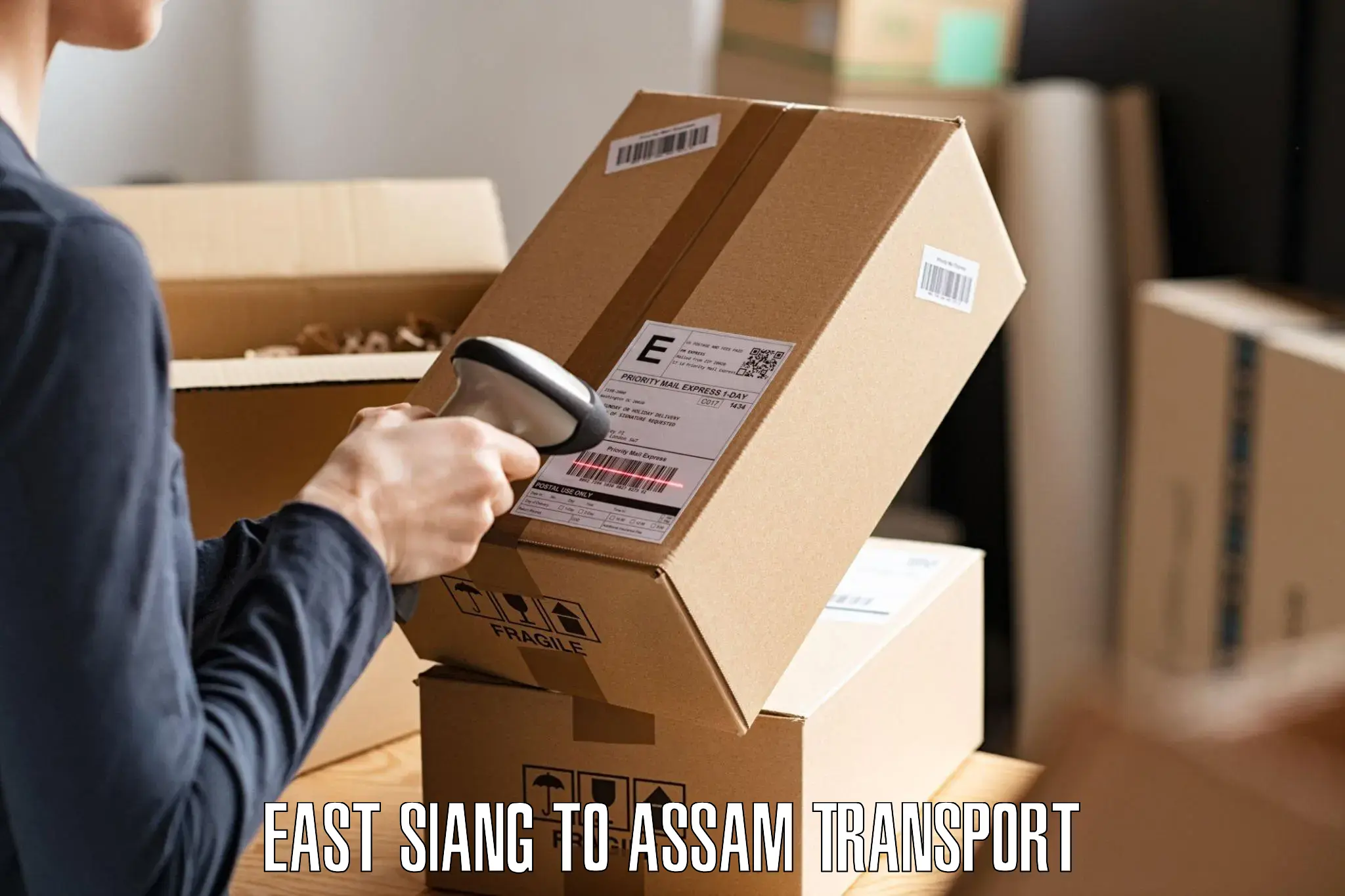 Express transport services East Siang to Sarupathar