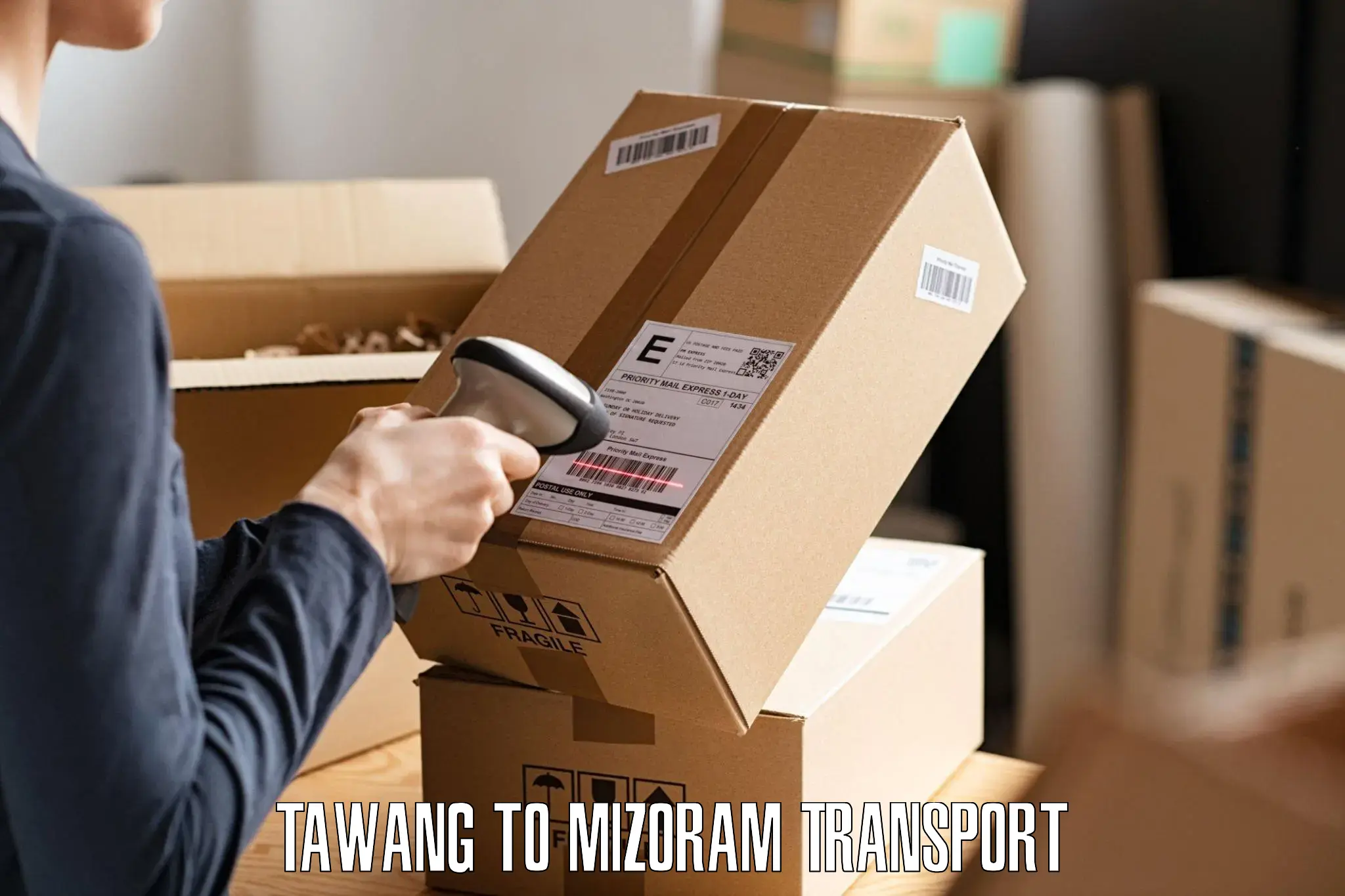 Transport in sharing Tawang to Lawngtlai