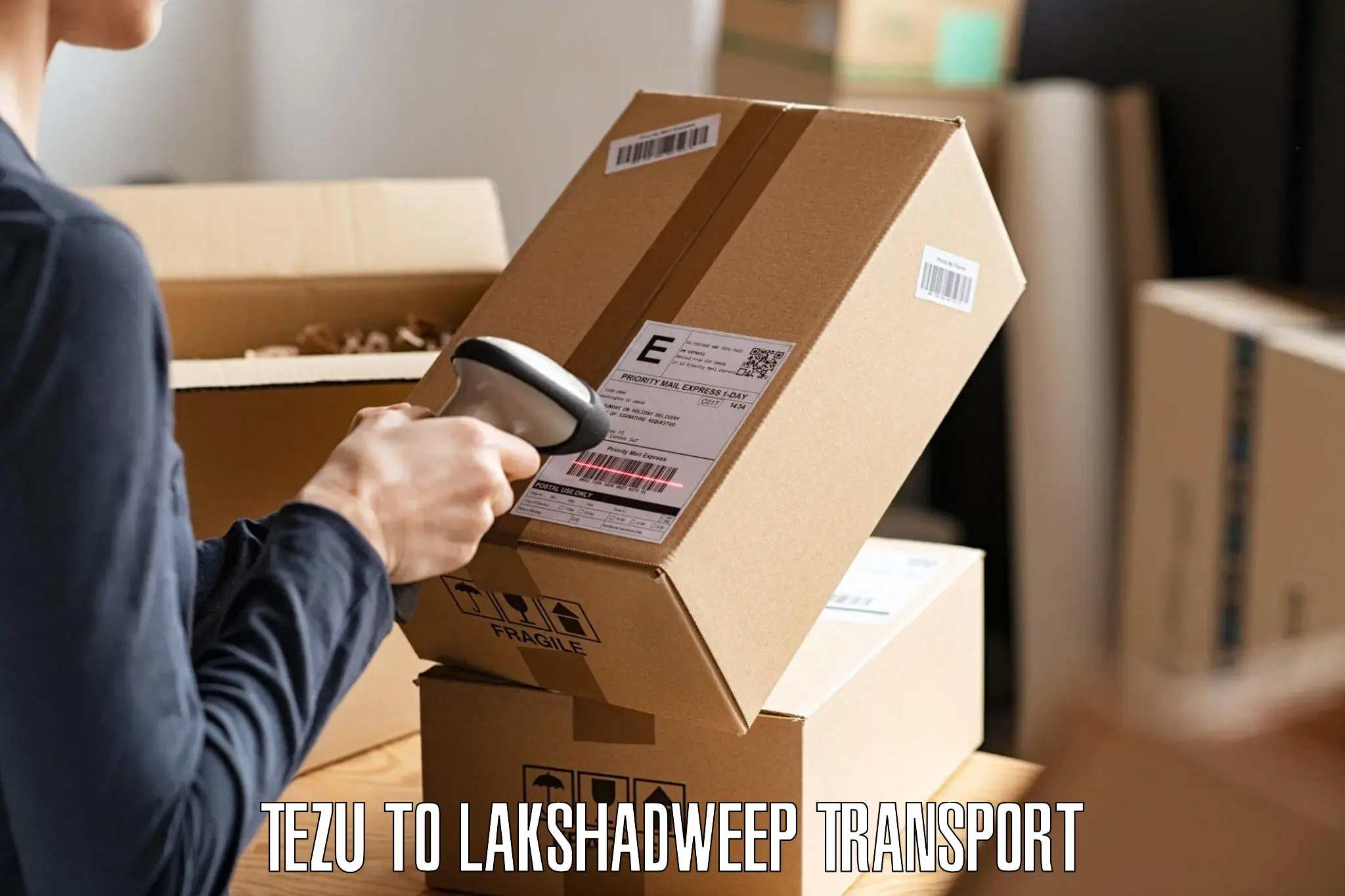 Transport shared services Tezu to Lakshadweep