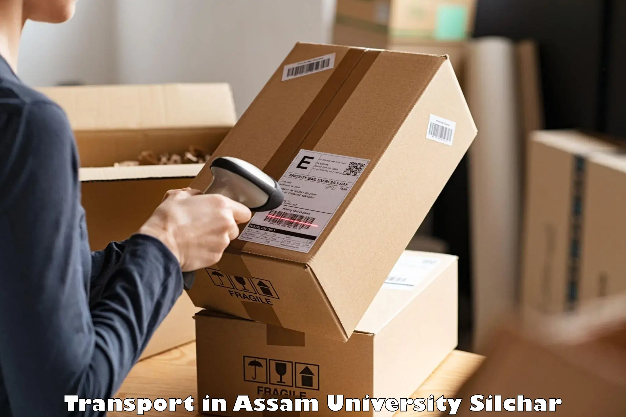 Two wheeler parcel service in Assam University Silchar