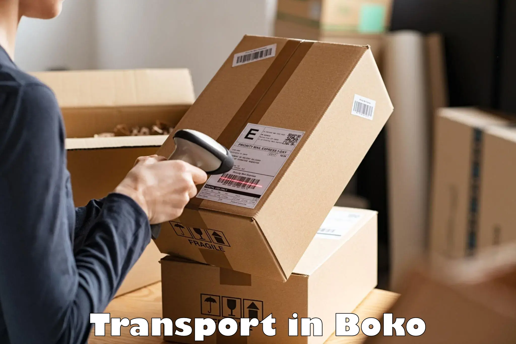 Domestic transport services in Boko