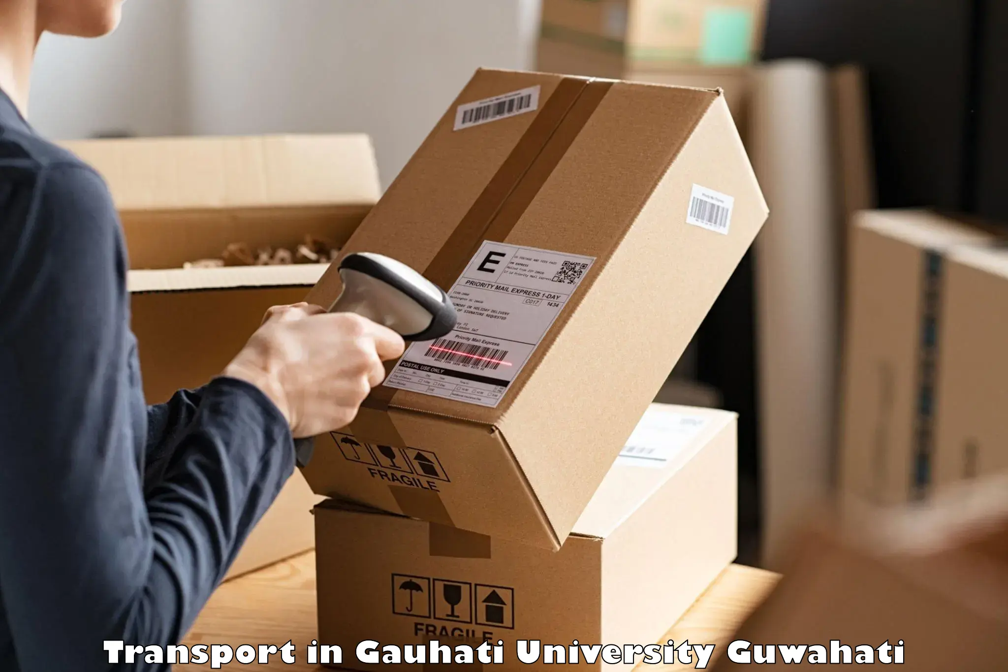Transport shared services in Gauhati University Guwahati