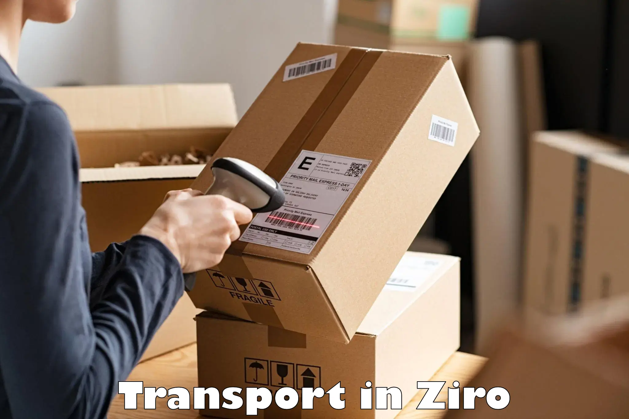 Road transport online services in Ziro