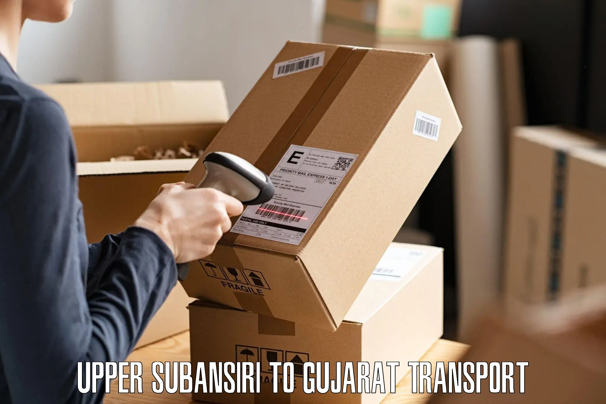 Transport services Upper Subansiri to Surendranagar
