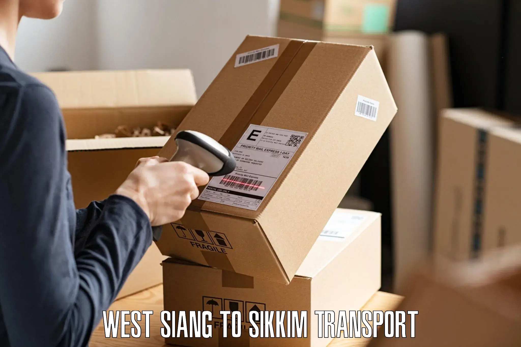 Online transport service West Siang to Sikkim