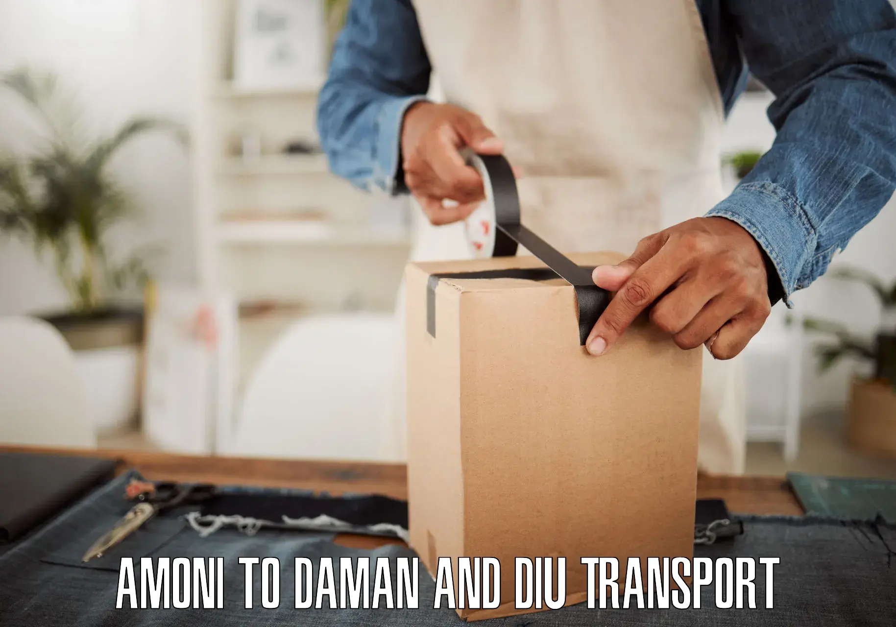 Transportation services Amoni to Daman