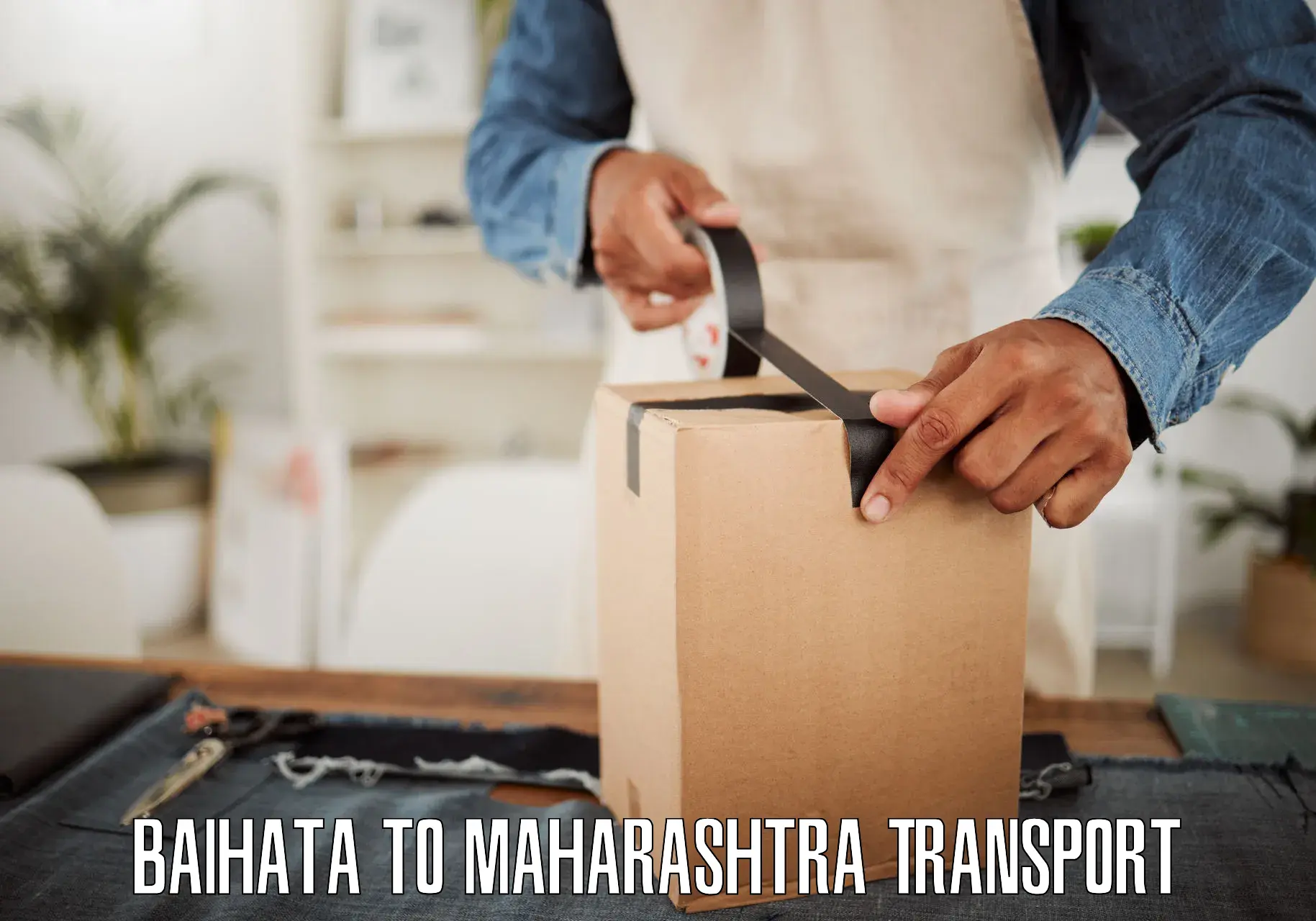 Daily parcel service transport Baihata to Maharashtra