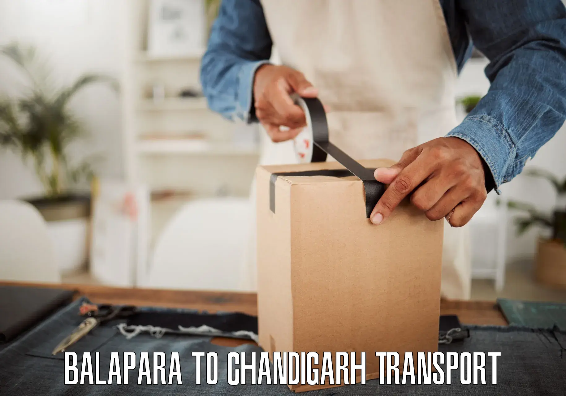 Daily parcel service transport Balapara to Chandigarh