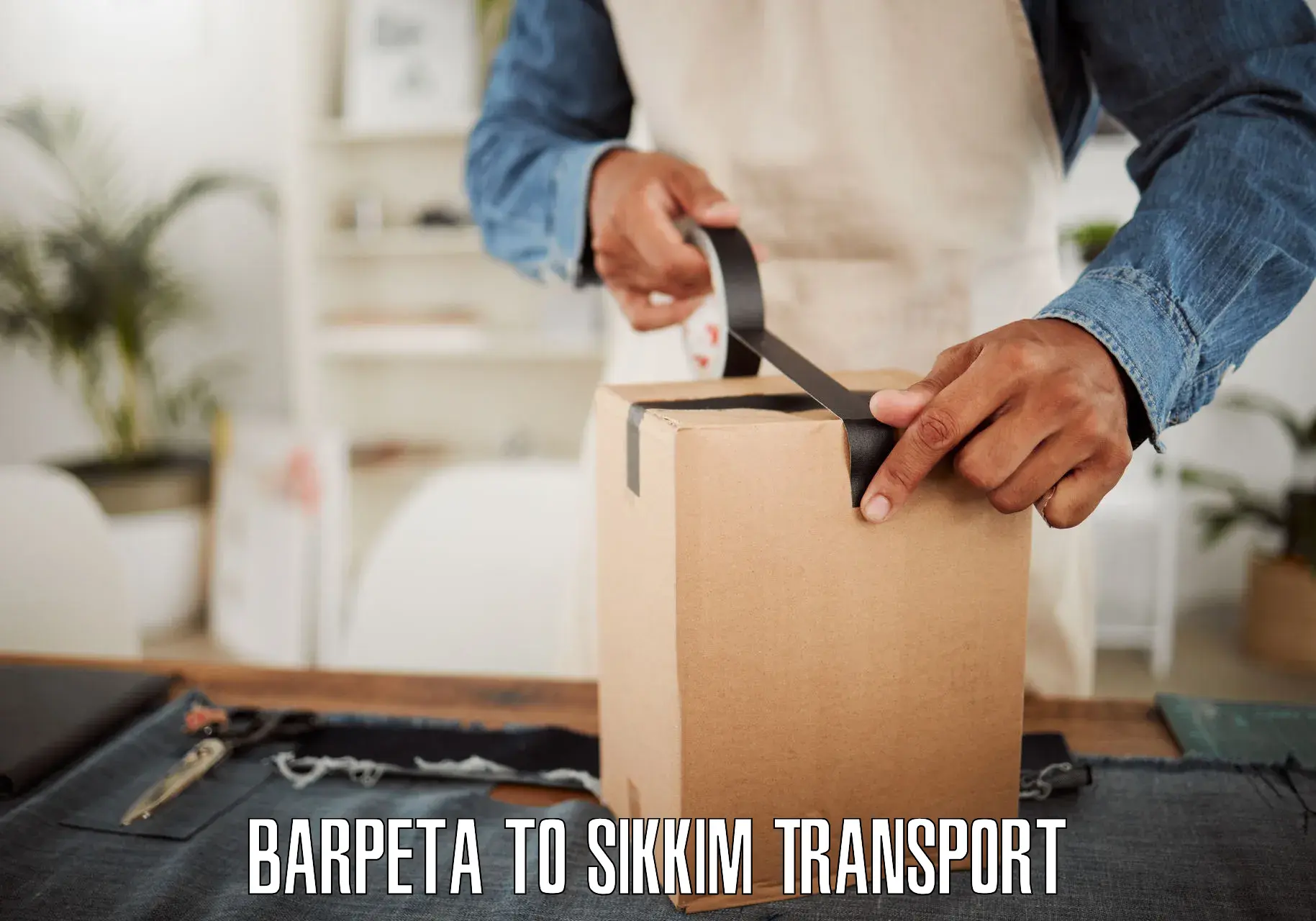 Interstate transport services Barpeta to South Sikkim