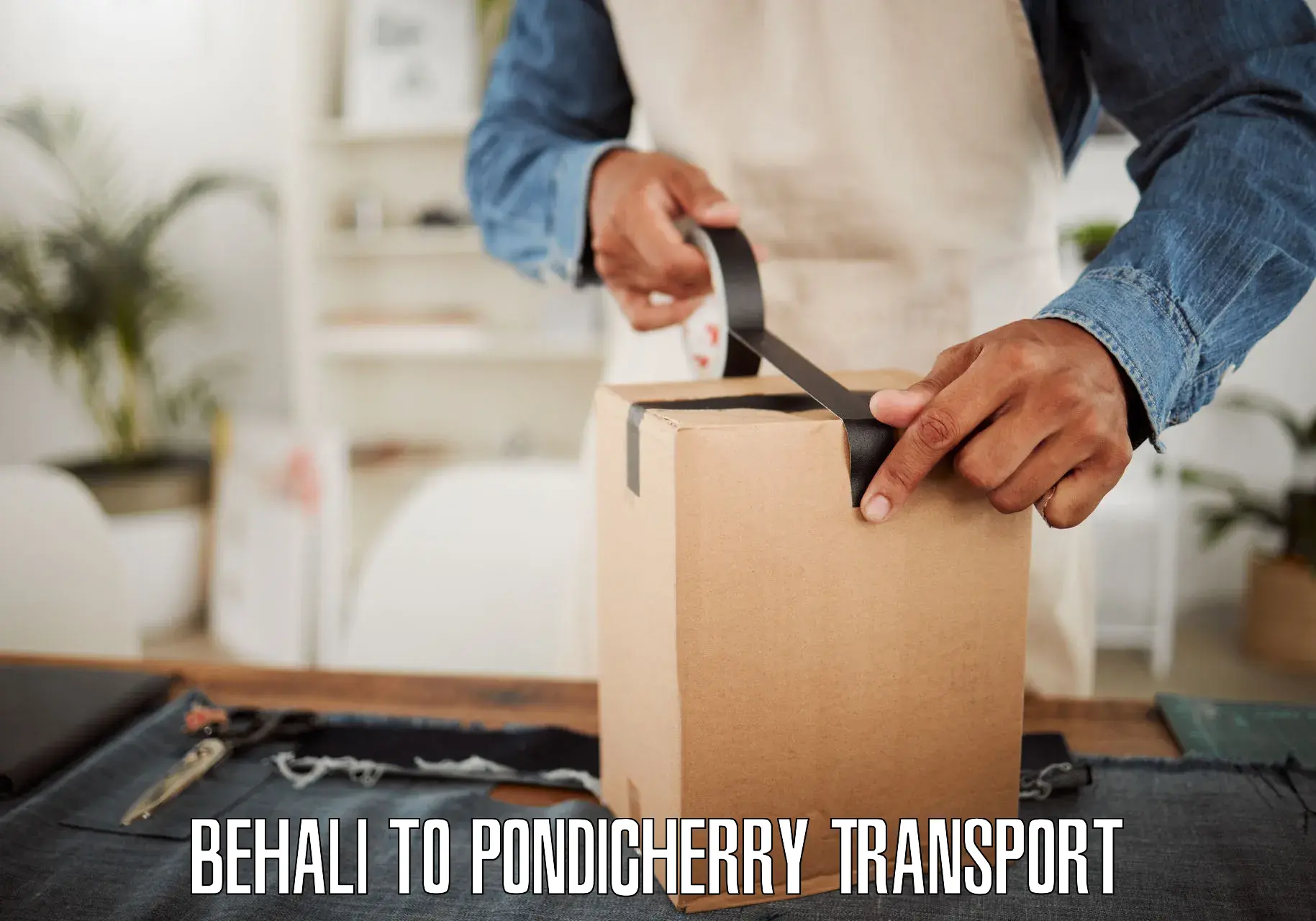 Transport shared services Behali to Pondicherry
