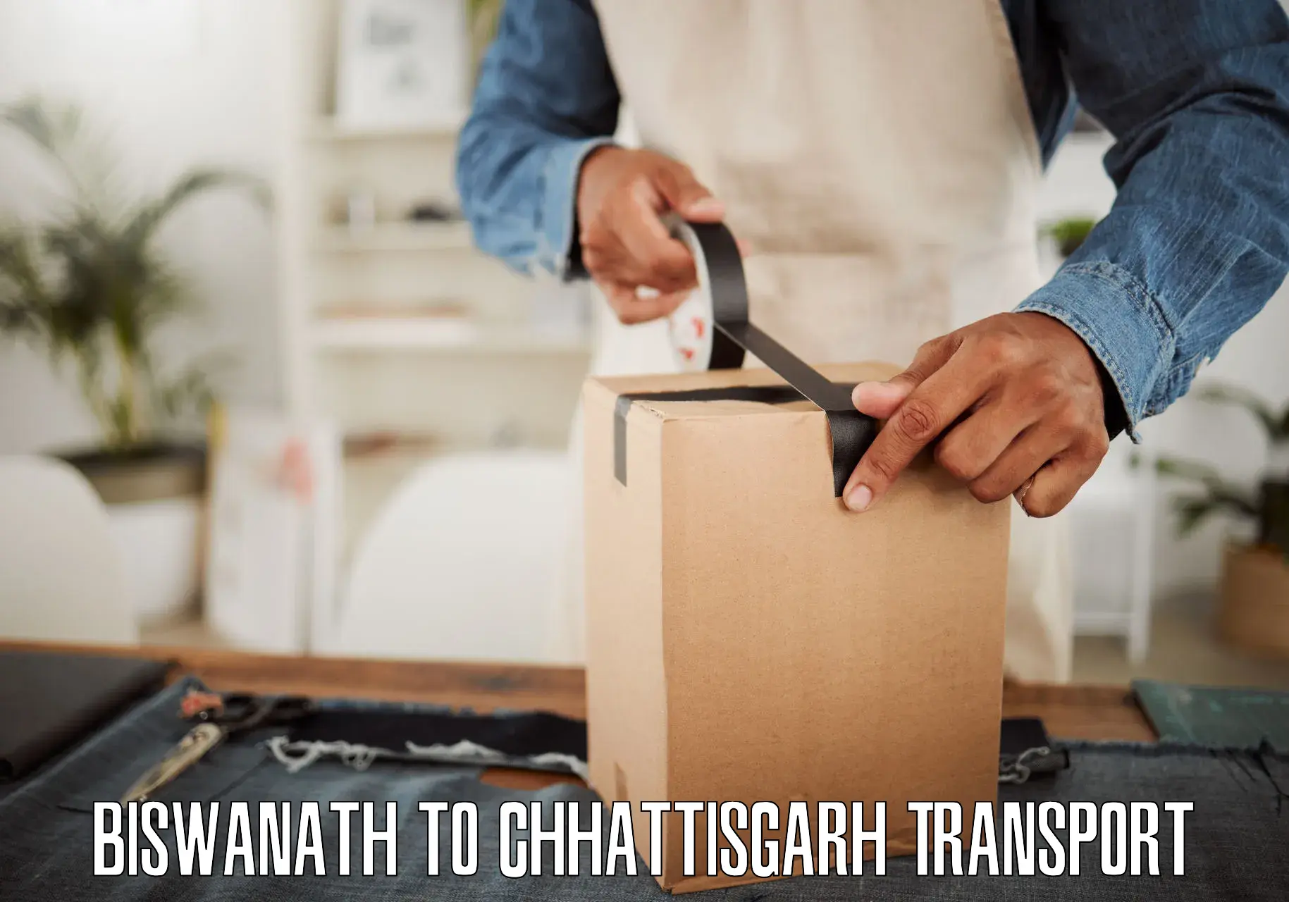 Goods delivery service Biswanath to Chirimiri
