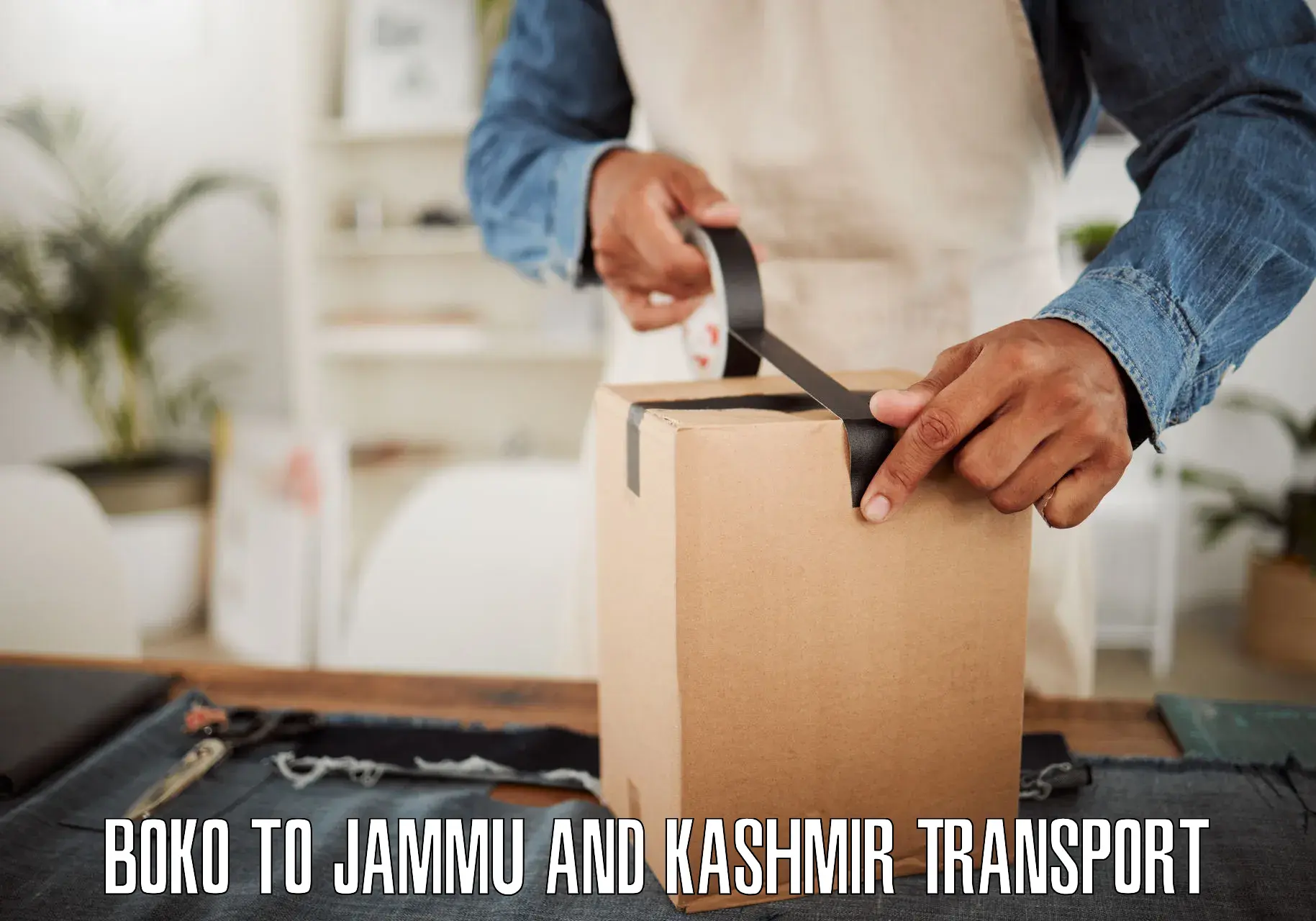 Truck transport companies in India Boko to Jammu and Kashmir
