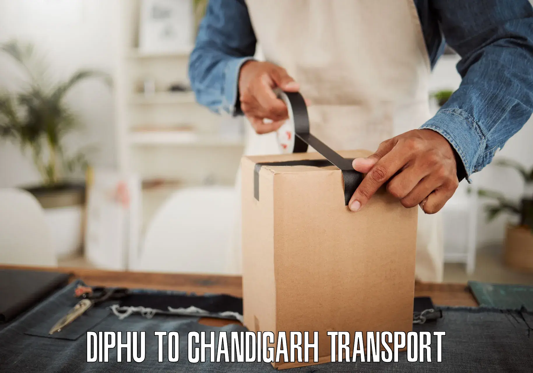 Cargo train transport services Diphu to Chandigarh