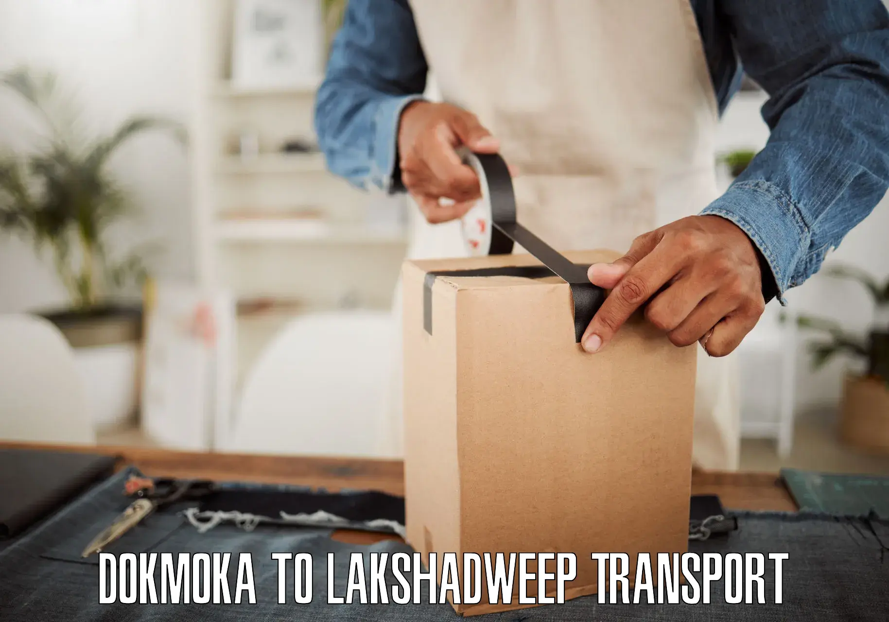 Parcel transport services Dokmoka to Lakshadweep