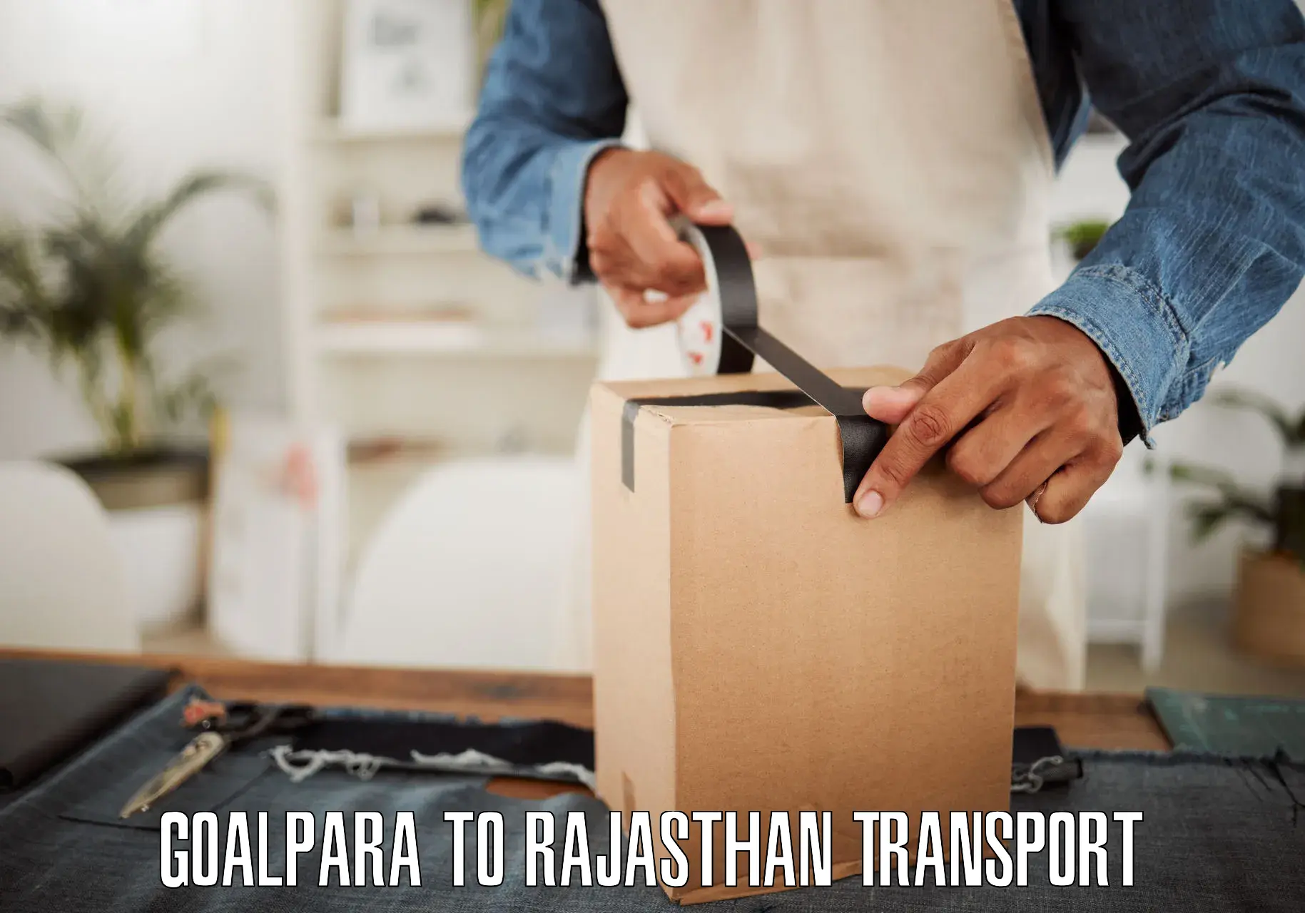 Shipping partner Goalpara to Kishangarh