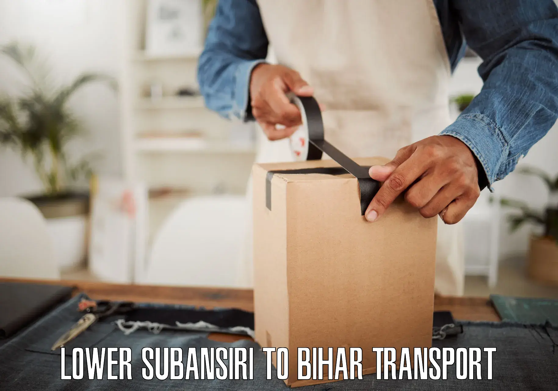 Logistics transportation services Lower Subansiri to Khizarsarai