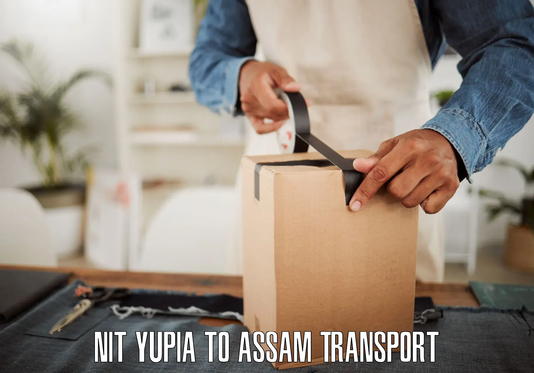 Container transport service NIT Yupia to Rupai Siding