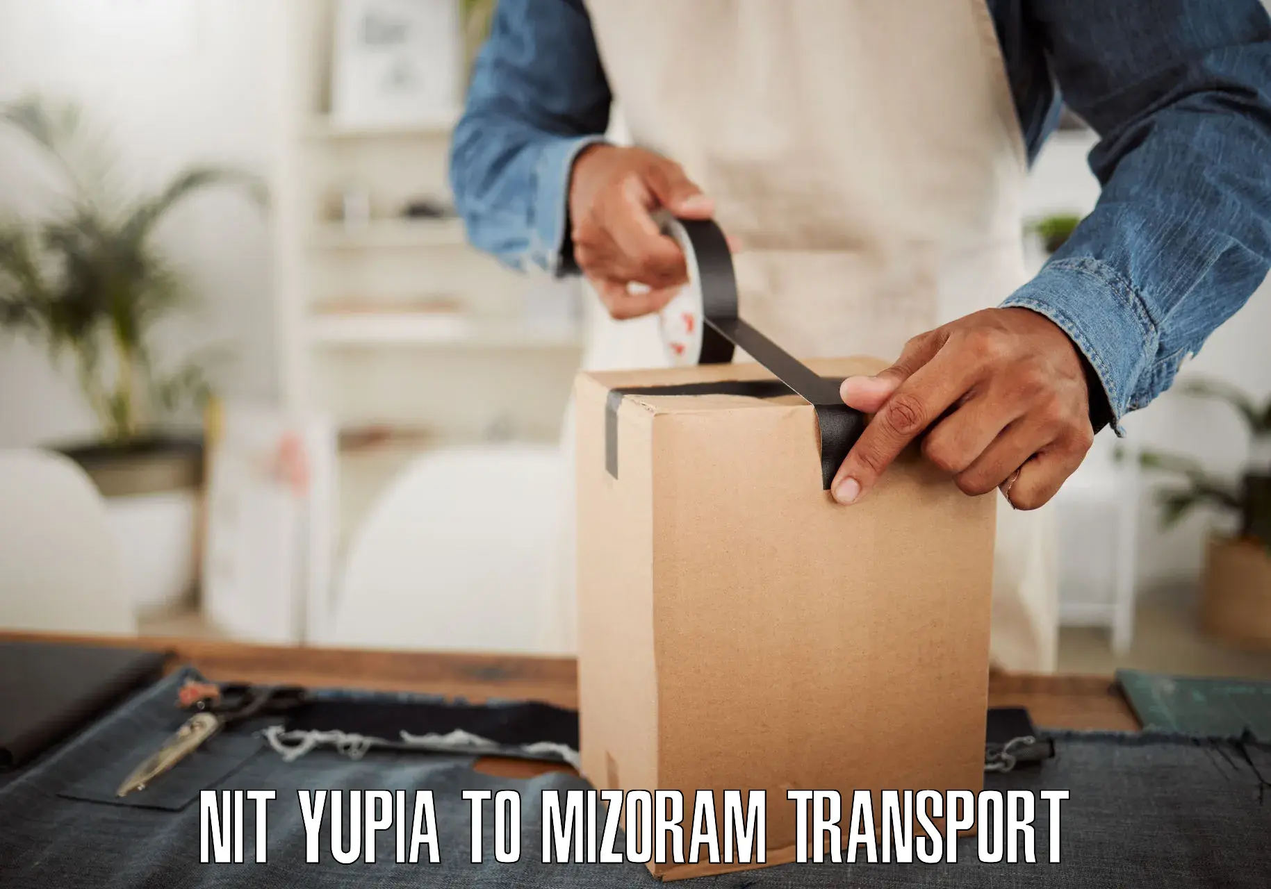 Best transport services in India NIT Yupia to Khawzawl