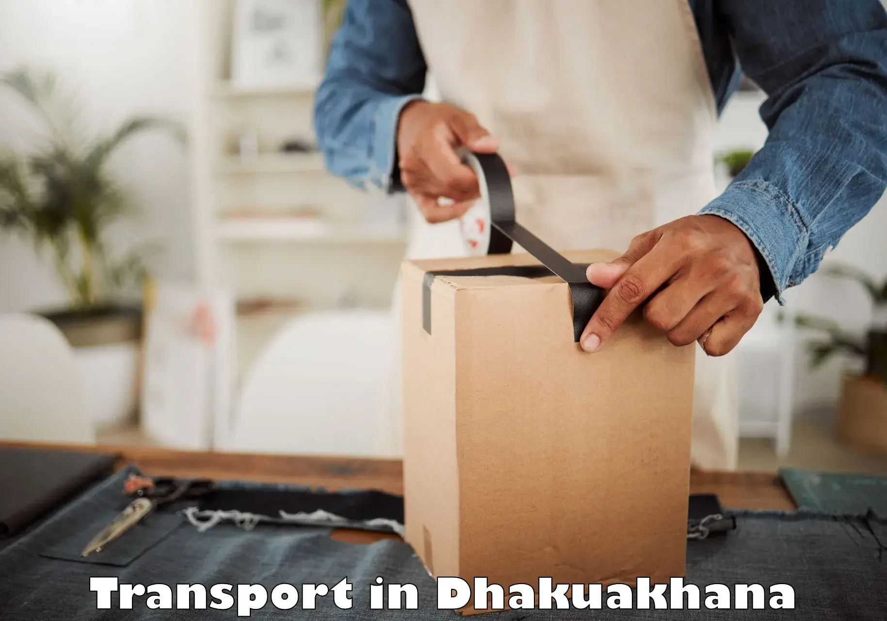 Air cargo transport services in Dhakuakhana