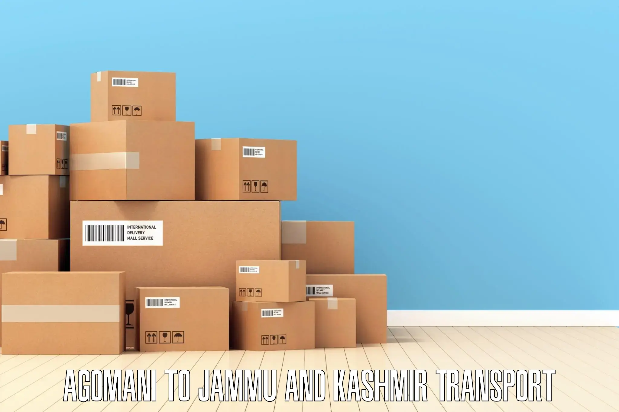 Container transport service Agomani to Jammu
