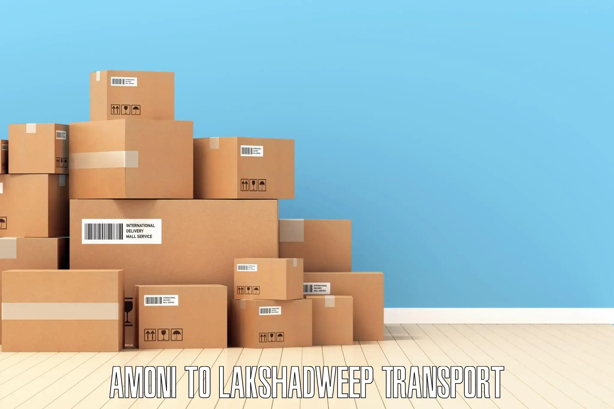 Intercity goods transport Amoni to Lakshadweep