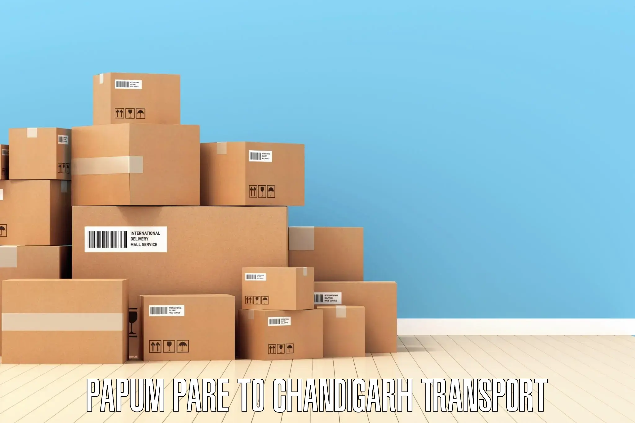 Vehicle courier services Papum Pare to Chandigarh