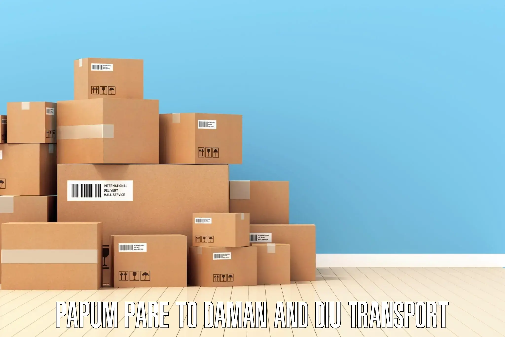 Transportation services in Papum Pare to Daman and Diu