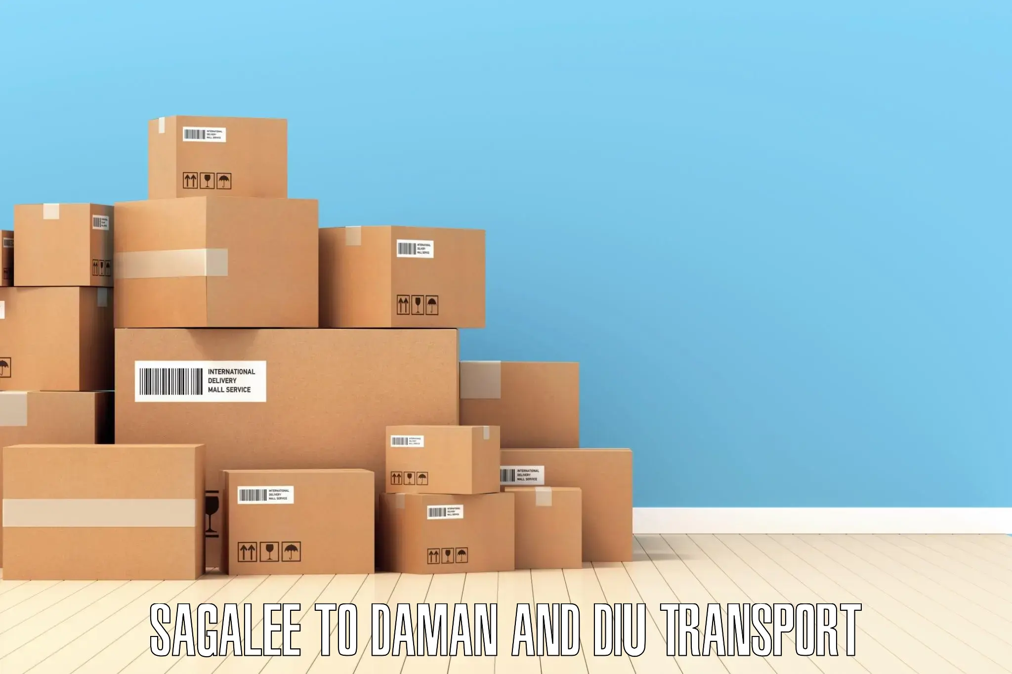 Land transport services Sagalee to Daman